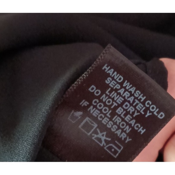 Ro & De Tank Top Womens Large Black Sleeveless Blouse Nordstrom Made In USA - Picture 8 of 10